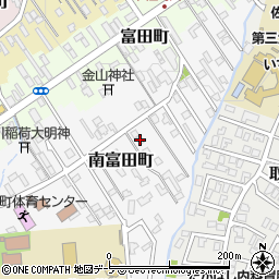 青森県弘前市南富田町13-2周辺の地図