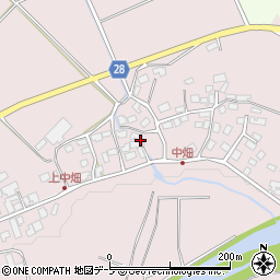 青森県弘前市中畑旭岡53周辺の地図