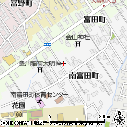 青森県弘前市南富田町8-11周辺の地図