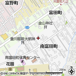 青森県弘前市南富田町8周辺の地図