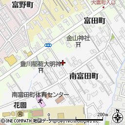 青森県弘前市南富田町8-10周辺の地図