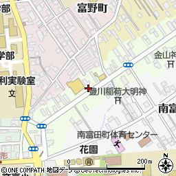 薬王堂　弘前富田町店周辺の地図