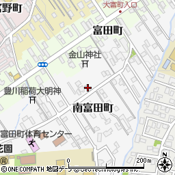 青森県弘前市南富田町10-3周辺の地図