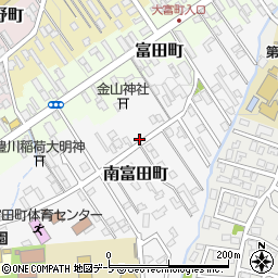 青森県弘前市南富田町12-2周辺の地図