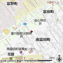 青森県弘前市南富田町8-8周辺の地図