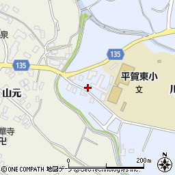 青森県平川市尾崎川合39周辺の地図