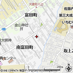 青森県弘前市南富田町21-11周辺の地図