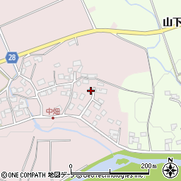 青森県弘前市中畑旭岡83周辺の地図