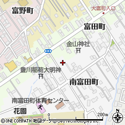 青森県弘前市南富田町8-6周辺の地図