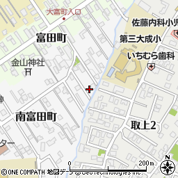 青森県弘前市南富田町23-27周辺の地図