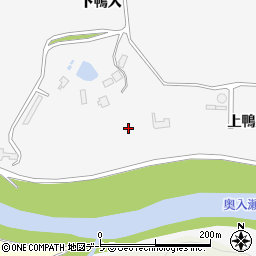青森県十和田市相坂上鴨入周辺の地図