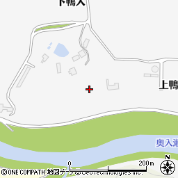 青森県十和田市相坂（上鴨入）周辺の地図
