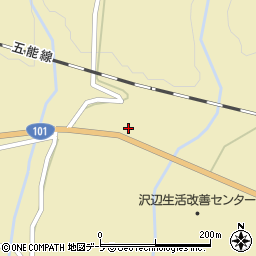 青森県西津軽郡深浦町沢辺山科78-1周辺の地図