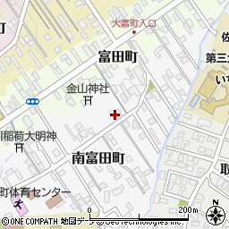 青森県弘前市南富田町14-1周辺の地図