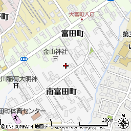 青森県弘前市南富田町12-5周辺の地図