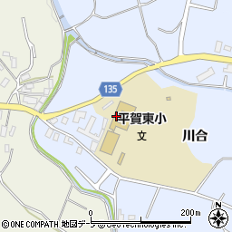 平川市立平賀東小学校周辺の地図