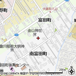 青森県弘前市南富田町12周辺の地図