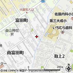 青森県弘前市南富田町23-16周辺の地図