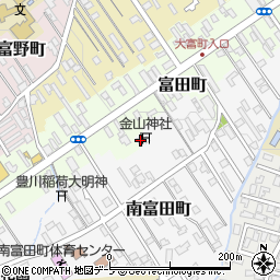 青森県弘前市南富田町12-13周辺の地図