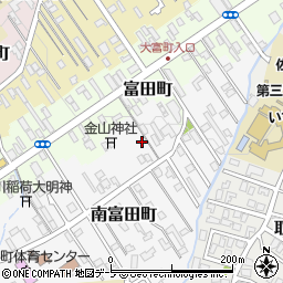 青森県弘前市南富田町14-6周辺の地図