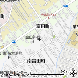 青森県弘前市南富田町14-8周辺の地図