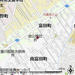 青森県弘前市南富田町12-8周辺の地図
