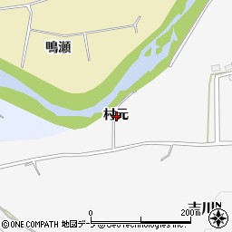 青森県弘前市吉川村元周辺の地図