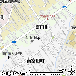 青森県弘前市南富田町14-9周辺の地図