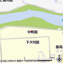 青森県十和田市藤島中川原周辺の地図