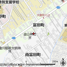 青森県弘前市南富田町14-10周辺の地図