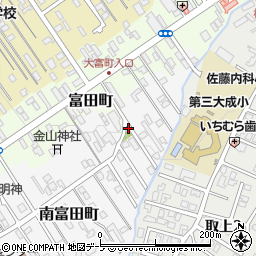 南富田幼児公園周辺の地図