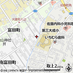 青森県弘前市南富田町26-8周辺の地図