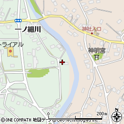青森県弘前市湯口一ノ細川304周辺の地図