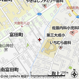 青森県弘前市南富田町26-7周辺の地図