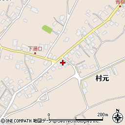 青森県弘前市下湯口村元44-1周辺の地図