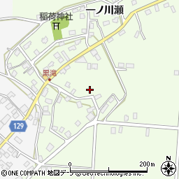 青森県弘前市黒滝一ノ川瀬周辺の地図