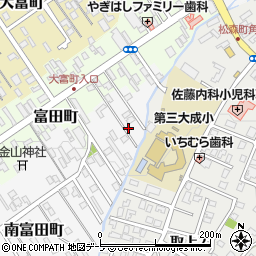 青森県弘前市南富田町26-6周辺の地図