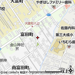 青森県弘前市南富田町23-30周辺の地図