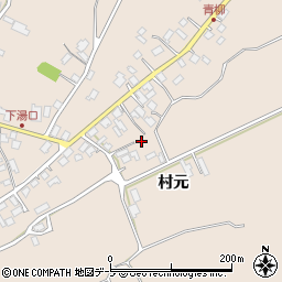 青森県弘前市下湯口村元56周辺の地図