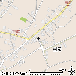 青森県弘前市下湯口村元54周辺の地図