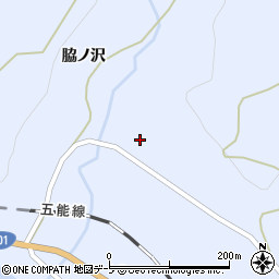 青森県深浦町（西津軽郡）岩崎周辺の地図
