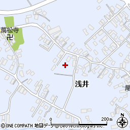 青森県平川市尾崎浅井周辺の地図