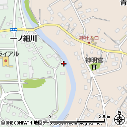 青森県弘前市湯口一ノ細川142周辺の地図