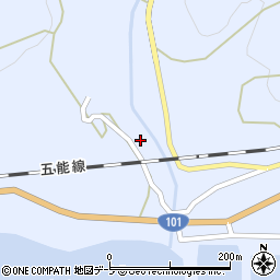青森県西津軽郡深浦町岩崎浜野27周辺の地図