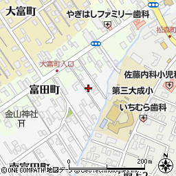 青森県弘前市南富田町26-3周辺の地図