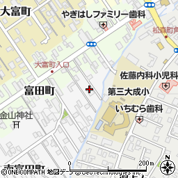 青森県弘前市南富田町26-24周辺の地図