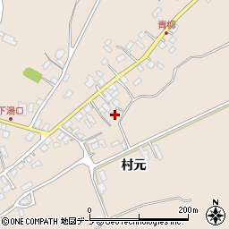 青森県弘前市下湯口村元61-2周辺の地図