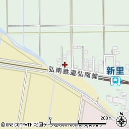 青森県弘前市新里東里見125-11周辺の地図