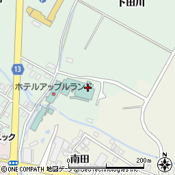 青森県平川市小和森上田川周辺の地図