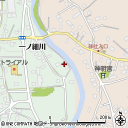青森県弘前市湯口一ノ細川107周辺の地図